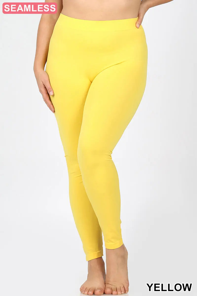 Plus Seamless Classic Leggings NP-5801X - Cathy,s new look