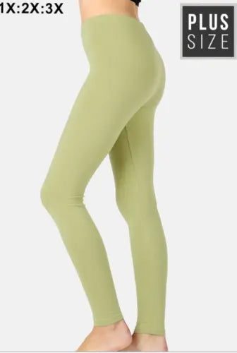 Plus Seamless Classic Leggings NP-5801X - Cathy,s new look