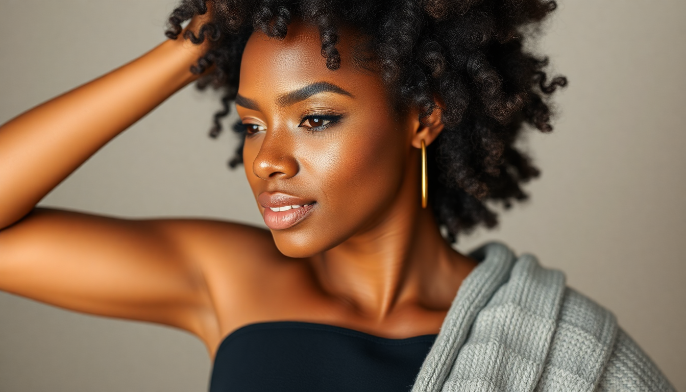  Fragrance Body Oil Roll‑On and Skin Compatibility  on cathy new look black woman