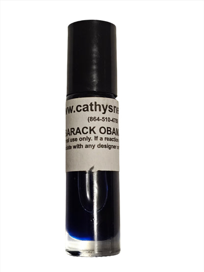 Barack Obama for Men Cologne Body Oil Fragrance roll on Cathy, New LOOK Fashion & Beauty