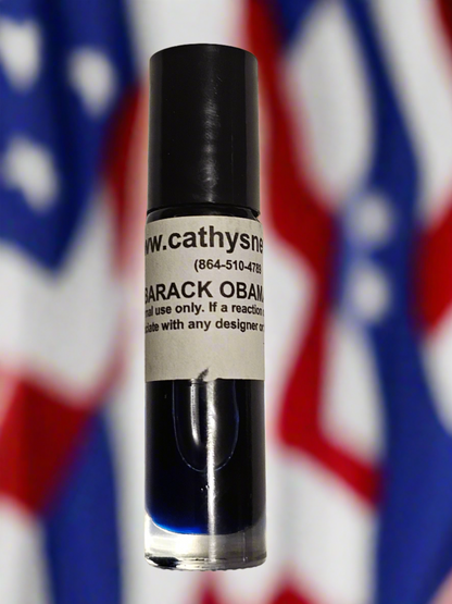 Barack Obama for Men Cologne Body Oil Fragrance roll on Cathy, New LOOK Fashion & Beauty