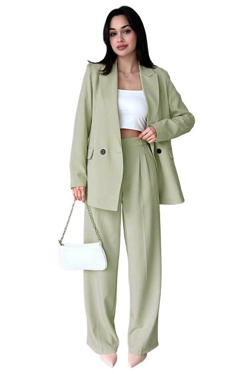 WOMEN FASHION BLAZERS SUIT SET By Claude