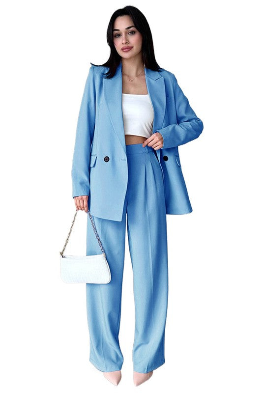 WOMEN FASHION BLAZERS SUIT SET By Claude