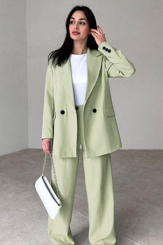 WOMEN FASHION BLAZERS SUIT SET By Claude