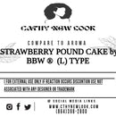 Compare to aroma STRAWBERRY POUND CAKE by Type Body Oil 1/3 Oil pack of 5