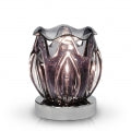 Petal Black Crystal Sphere Oil Burner Diffuser Decor