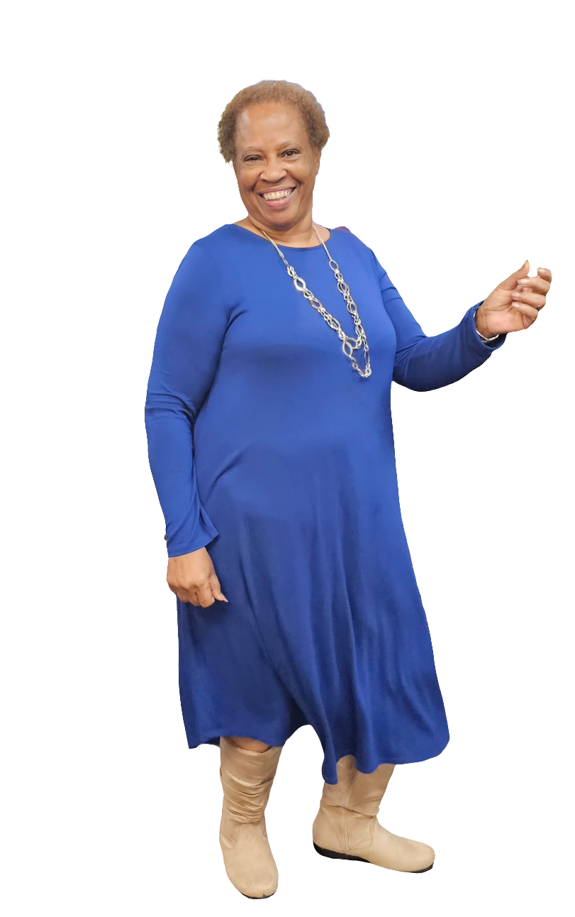 ZENANA VISCOSE ROUND NECK POCKET DRESS  VD-7007 ZENANA