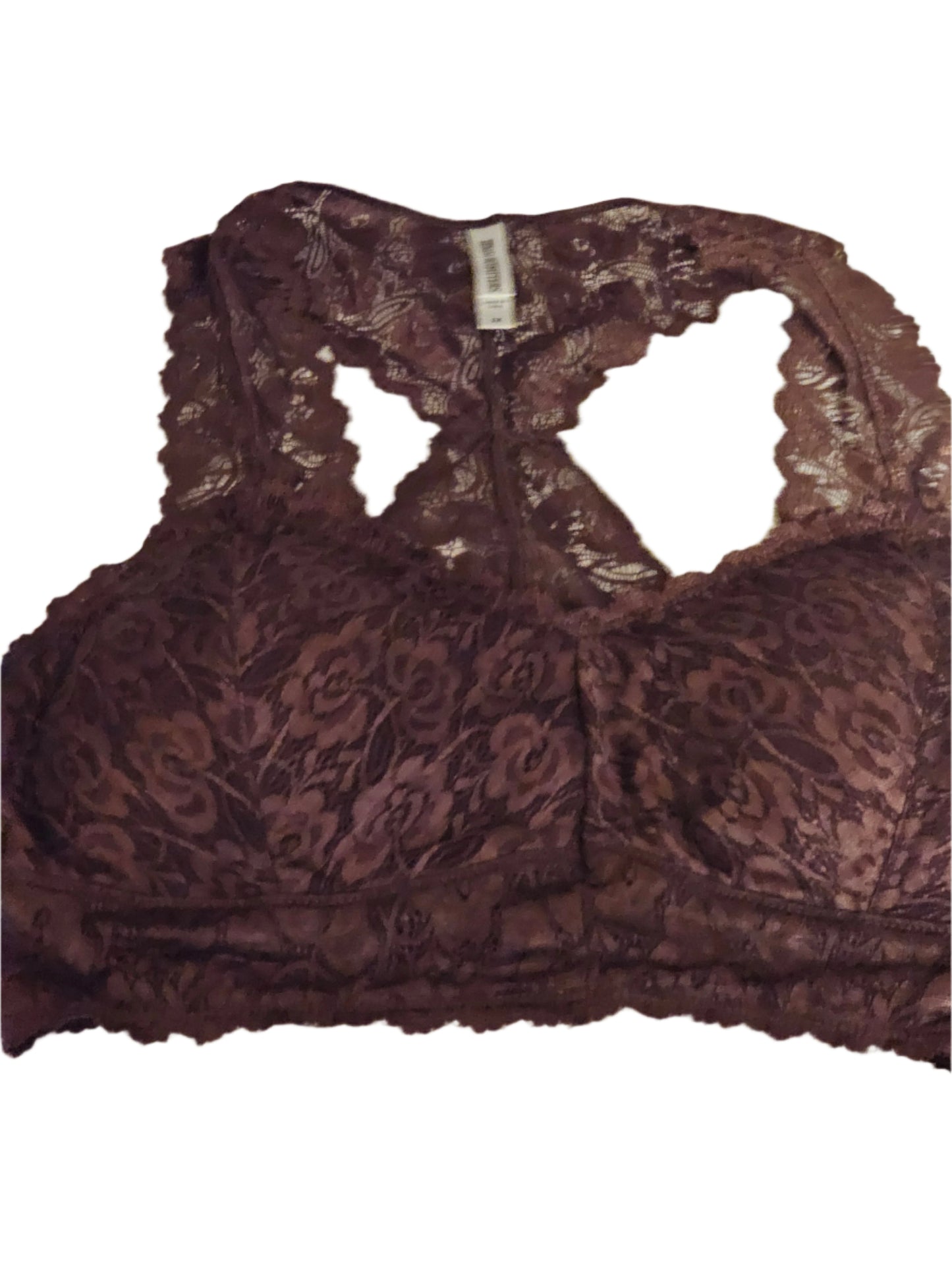 PLUS STRETCH LACE BRALETTE WITH REMOVABLE BRA PADS LT-6324XARMY Cathy Burgess Shop