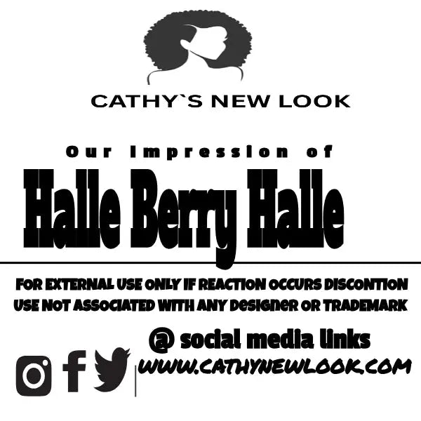 Compare to aroma HALLE by Halle Berry  1/3  OZ Cathy Burgess Shop