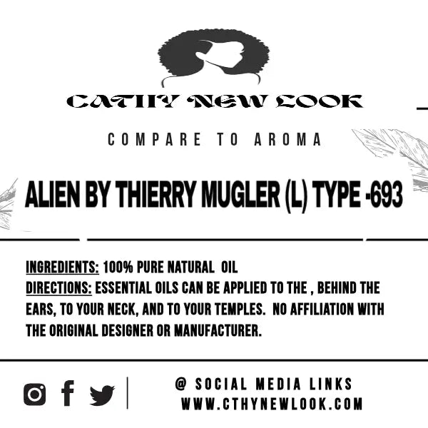 "ALIEN Compare To   THIERRY MUGLER (L) TYPE -693 Cathy,s new look