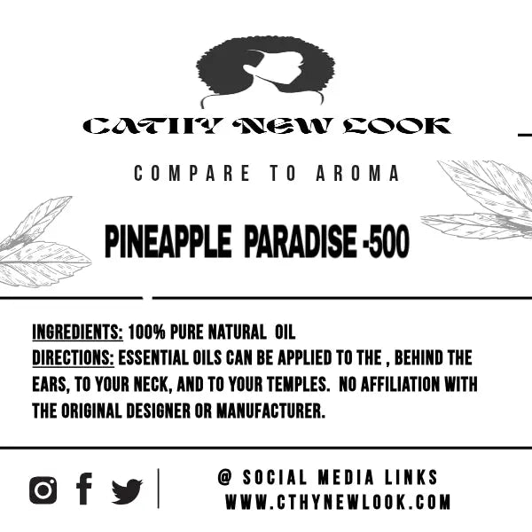 "PINEAPPLE PARADISE -500" Cathy,s new look