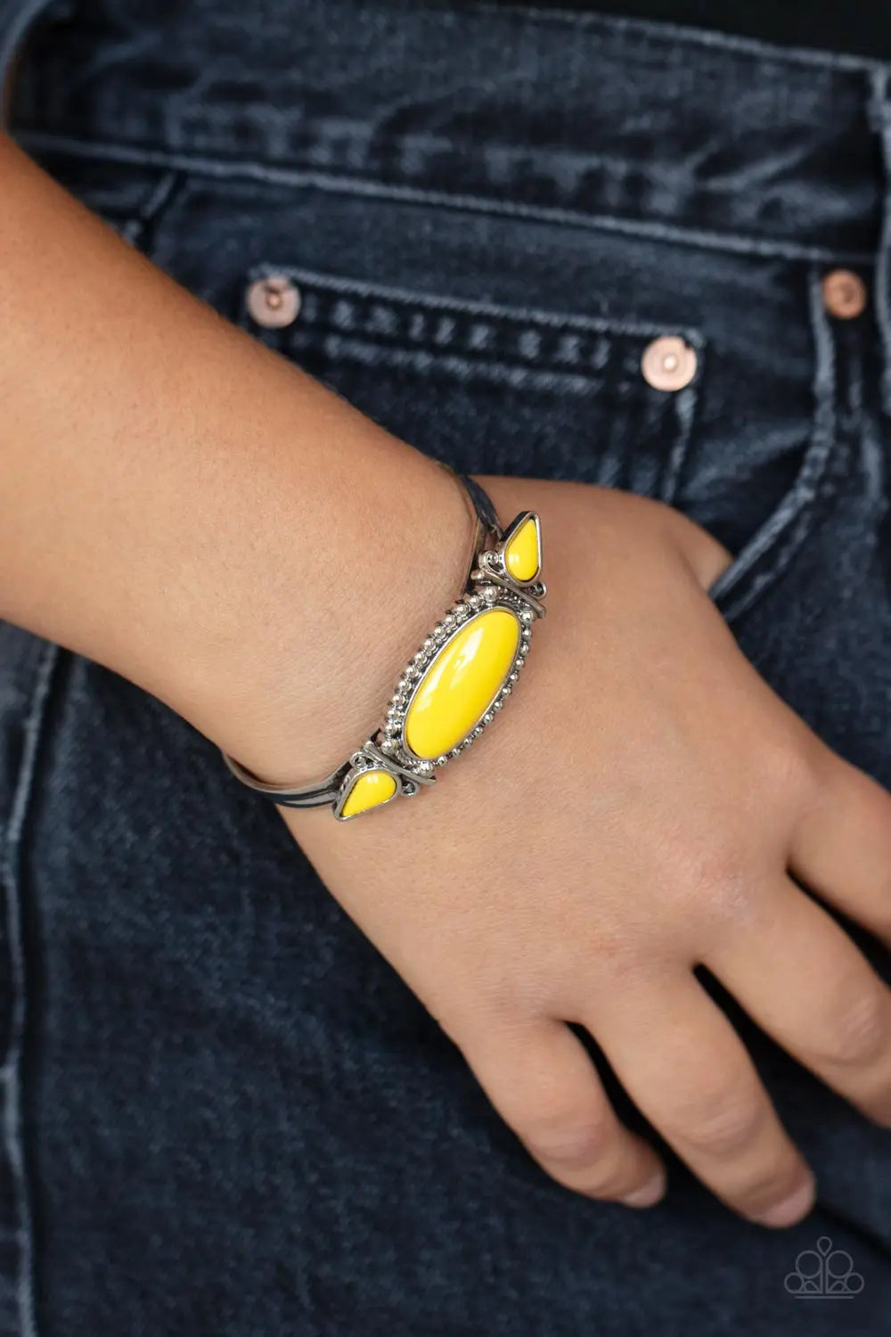 Tribal Trinket - Yellow - Cathy,s new look 