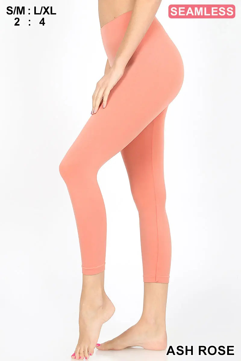 SEAMLESS CLASSIC CAPRI LEGGINGS  NP-5802AB - Cathy,s new look 